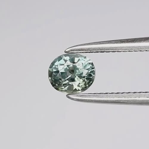 0.35 ct Natural Unheated Green Sapphire Oval 4.0 x 3.5 x 2.9 mm – Songea, Tanzania