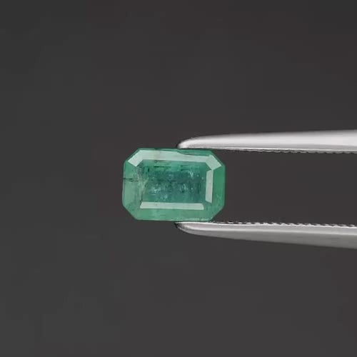 0.58 ct Natural Green Emerald Octagon 5.8 x 4.0 x 3.0 mm – Zambia