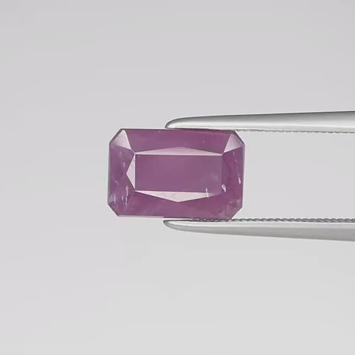 Natural Unheated Guinean Ruby – 3.89 Ct Octagon Cut