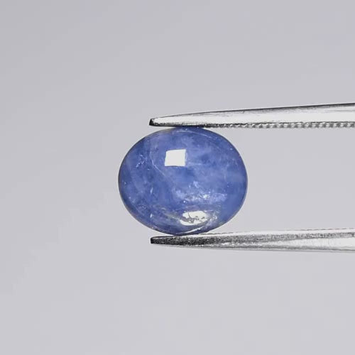 2.59 ct Natural Unheated Blue Sapphire Oval Cabochon 9.2 x 7.8 x 3.2 mm – Burma