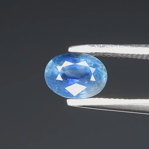 Natural Blue Sapphire - Oval Cut - 0.80 ct (6.0 x 4.5 x 3.2 mm)