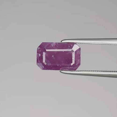 Natural Unheated Guinean Ruby – 4.14 Ct Octagon Cut