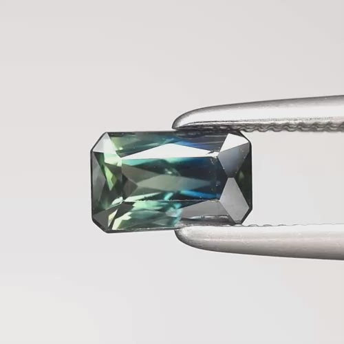 0.60 Carat Natural Unheated Blue-Green Sapphire | Octagon Cut 5.7 x 3.5 x 2.5 mm
