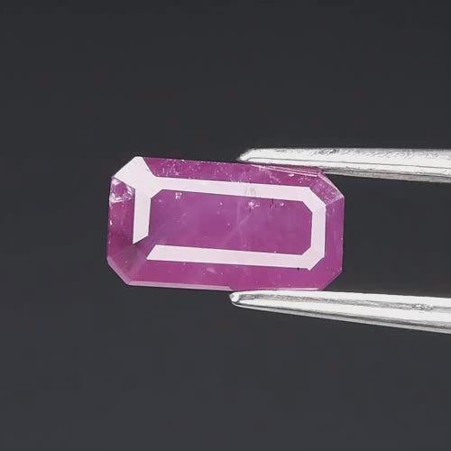 Natural Unheated African Ruby – 2.14 Ct Octagon Cut