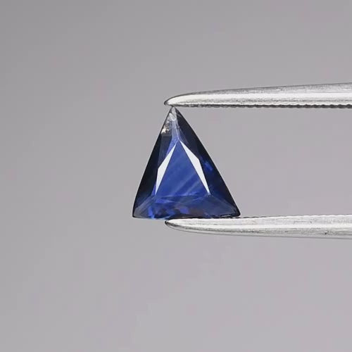 0.58 ct Natural Blue Sapphire Trillion 6.8 x 6.2 x 1.8 mm – Thailand