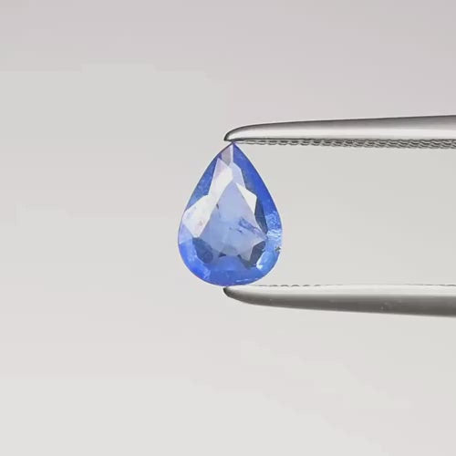 0.49 Carat Natural Blue Sapphire | Pear Cut 6.5 x 4.7 x 1.9 mm