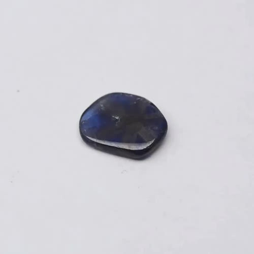 Natural Unheated African Blue Sapphire – 1.29 Ct Free Form Cabochon