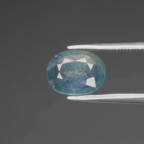 Natural African Sapphire – 1.88 Ct Oval Cut (Bluish Green)