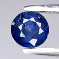 0.60 Ct Natural African Blue Sapphire - Round Cut (4.5 x 3.2 mm)