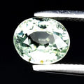 Natural Green Sapphire - Oval Cut - 1.18 ct (6.3 x 5.3 x 3.7 mm)