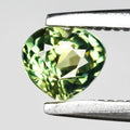 0.40 ct Natural Unheated Green Sapphire Heart 4.5 x 4.0 x 2.8 mm – Australia