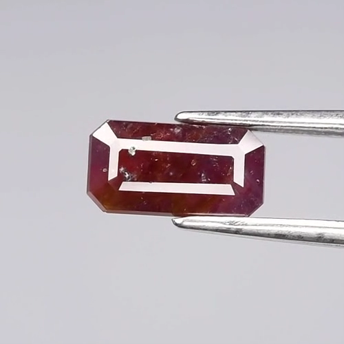 Natural Unheated African Ruby – 1.95 Ct Octagon Cut