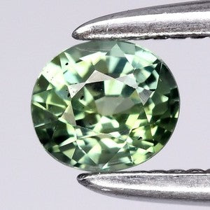 0.31 ct Natural Unheated Green Sapphire Oval 3.8 x 3.5 x 2.6 mm – Songea, Tanzania