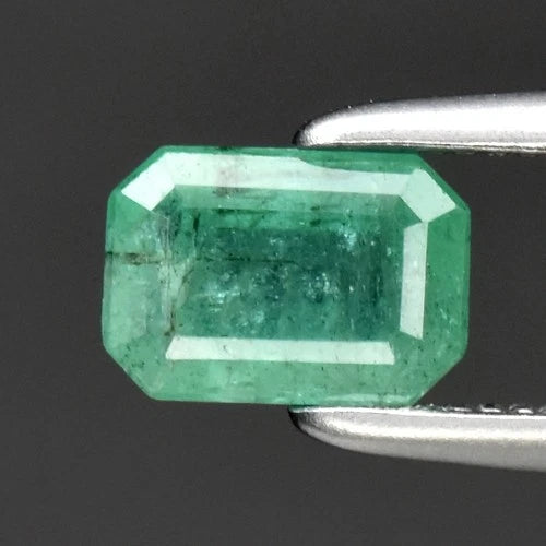 0.58 ct Natural Green Emerald Octagon 5.8 x 4.0 x 3.0 mm – Zambia