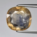 Natural Blue-Yellow Sapphire - Cushion Cut - 4.33 ct (10.0 x 9.8 x 4.5 mm)